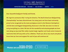 Tablet Screenshot of livingartamerica.com